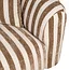 Richmond Interiors  Lounge stoel Luxandra stripes zand