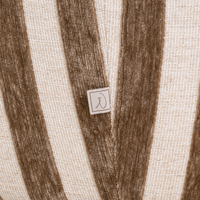 Richmond Interiors  Lounge stoel Luxandra stripes zand