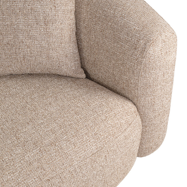 Richmond Interiors  Bank Luxandra zand tweed fire retardant