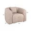 Richmond Interiors  Lounge stoel Luxandra zand tweed fire retardant