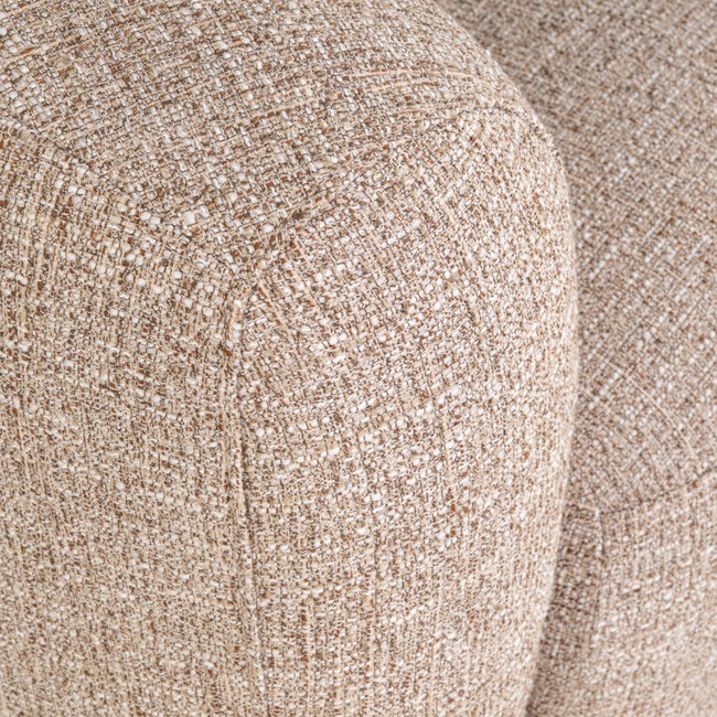 Richmond Interiors  Lounge stoel Luxandra zand tweed fire retardant