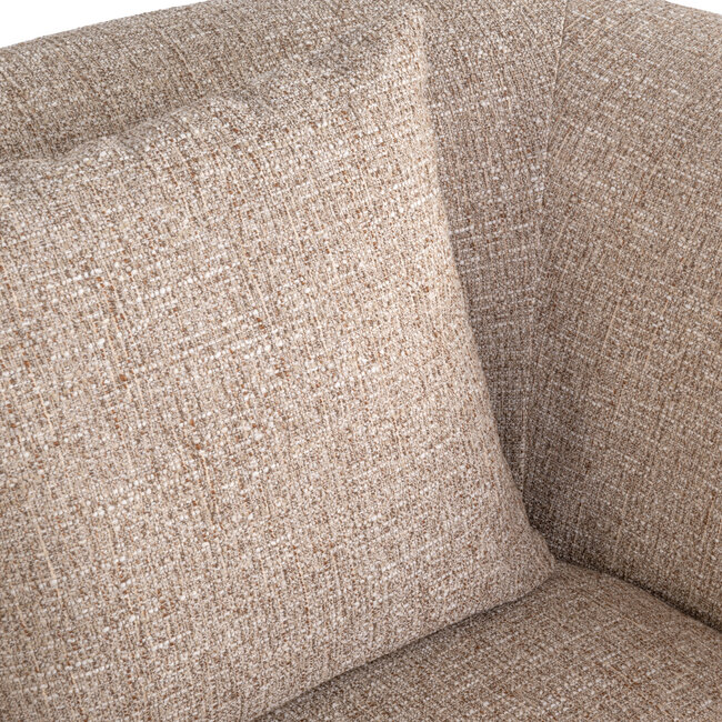 Richmond Interiors  Lounge stoel Luxandra zand tweed fire retardant