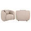 Richmond Interiors  Lounge stoel Luxandra zand tweed fire retardant