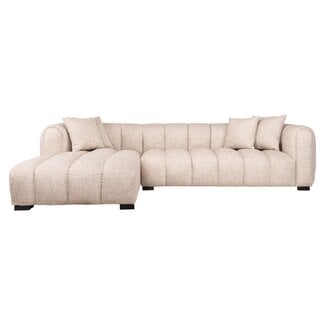 Richmond Interiors  Bank Novaro cream tweed lounge links fire retardant
