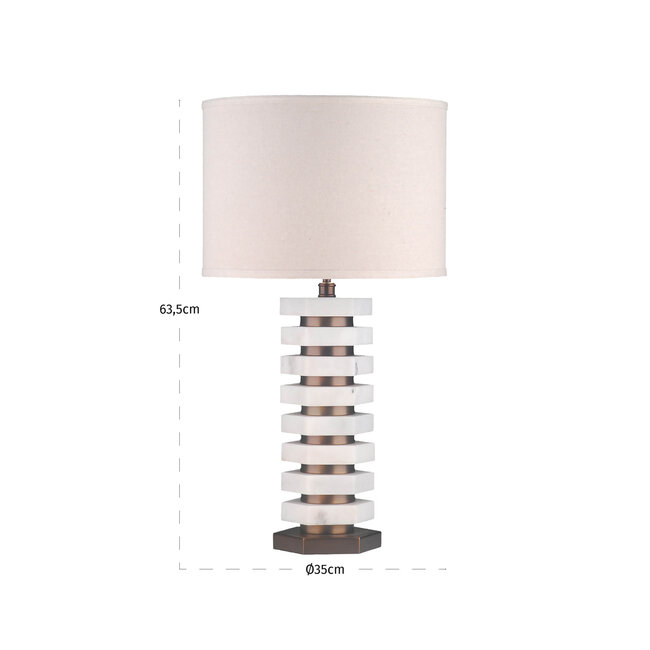 Richmond Interiors  Tafellamp Haspen naturel
