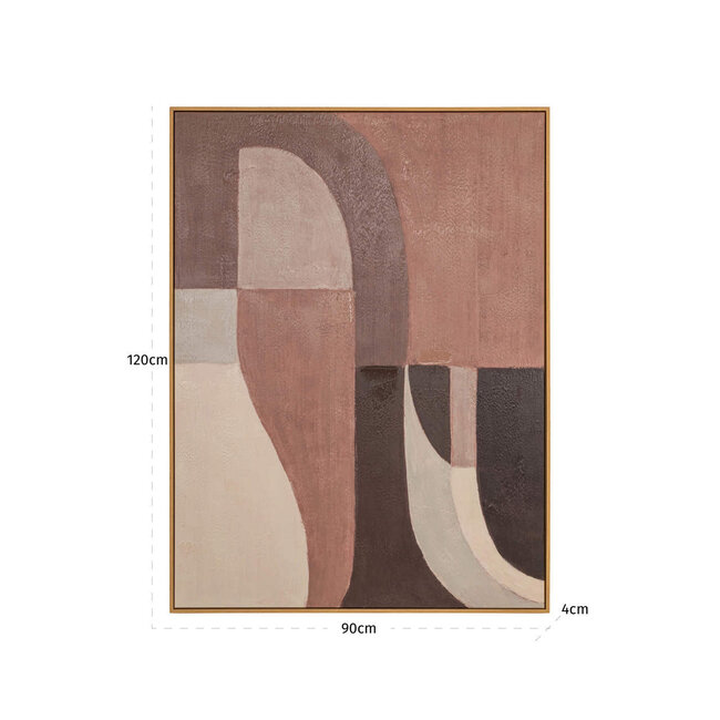 Richmond Interiors  Wall art Tatu links bruin