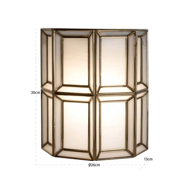 Richmond Interiors  Wandlamp Amara antiek brons