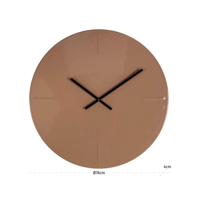 Richmond Interiors  Klok Elles mocca mousse Ø76 cm