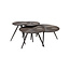 Richmond Interiors  Salontafel Quadra Brunzae - Set van 4
