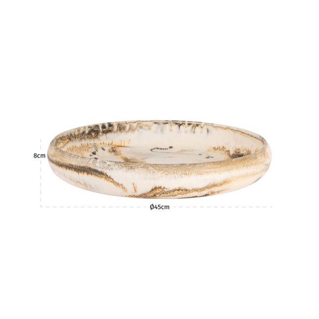 Richmond Interiors  Schaal Daisy beige