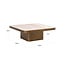 Richmond Interiors  Salontafel Claridge beige 90x90 (cumulus)
