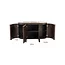 Richmond Interiors  Dressoir Langford bruin 3-doors - 120 cm