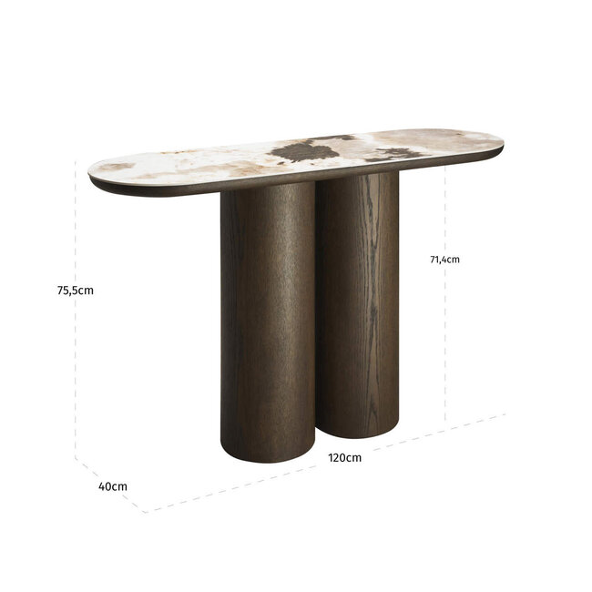 Richmond Interiors  Sidetable Langford bruin
