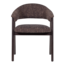 Woood Tunar Eetkamerstoel Met Armleuning Hout Donkerbruin [fsc]