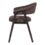 Woood Tunar Eetkamerstoel Met Armleuning Hout Donkerbruin [fsc]