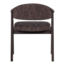 Woood Tunar Eetkamerstoel Met Armleuning Hout Donkerbruin [fsc]
