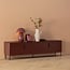 Woood Gunnar tv meubel 200 cm grenen bordeaux [fsc]