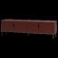 Woood Gunnar tv meubel 200 cm grenen bordeaux [fsc]