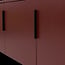 Woood Gunnar tv meubel 200 cm grenen bordeaux [fsc]