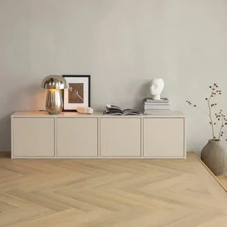Woood Merel TV meubel  grenen dust 200 cm[fsc]