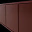 Woood Merel TV meubel  grenen bordeaux 200 cm[fsc]
