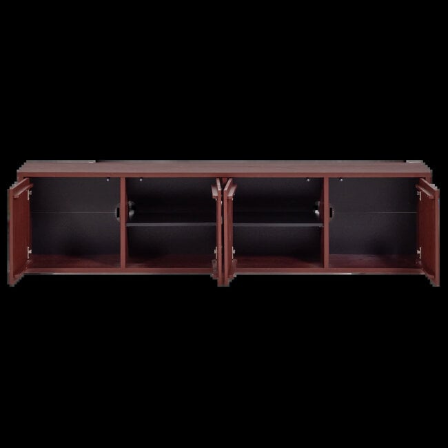 Woood Merel TV meubel  grenen bordeaux 200 cm[fsc]