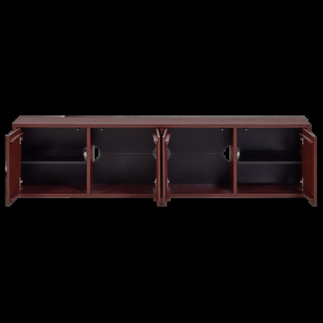 Woood Merel TV meubel  grenen bordeaux 200 cm[fsc]