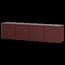 Woood Merel TV meubel  grenen bordeaux 200 cm[fsc]