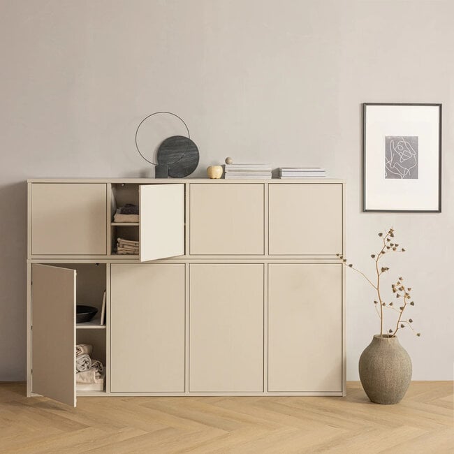 Woood Merel Dressoir  grenen dust 200 cm[fsc]