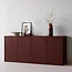 Woood Merel Dressoir grenen bordeaux 200 cm[fsc]