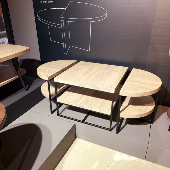 WoonMax Salontafelset Cubik - Type 1 - Diverse kleuren