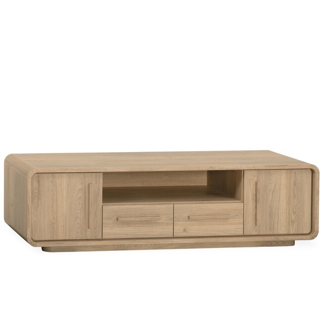 WoonMax TV kast Pretoro Old Oak 2 deuren, 2 laden en 1 open vak - 160 cm