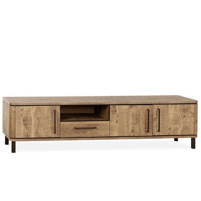 WoonMax TV meubel Chatham Mango 3 deuren, 1 lade en 1 open vak - 210 cm