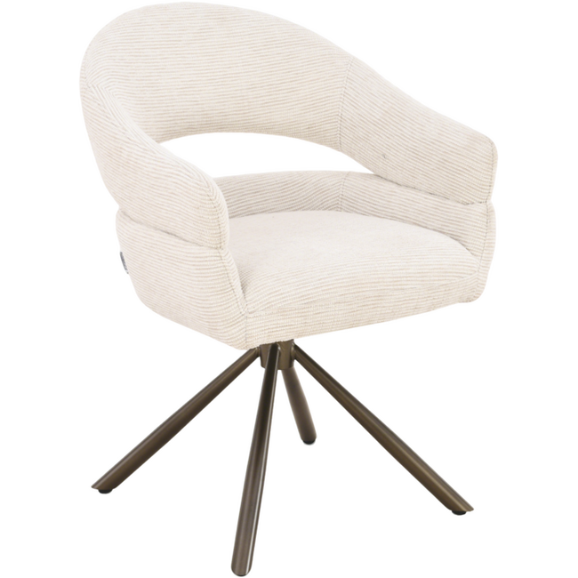 MUST Living Eetkamerstoel Clooney Naturel