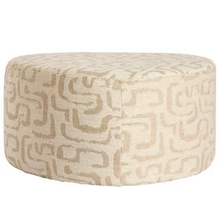 Light en Living Poef 68x68x35 cm LIBERIA beige+zand