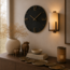 Light en Living Wandlamp  22X18X36 cm Litto donkerbruin+Linnen naturel