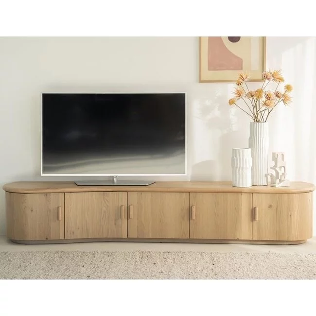 Eleonora TV meubel Josh 240 cm - naturel