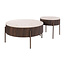 WoonStijl Salontafel Ceramo rond set van 2 Taj Mahal