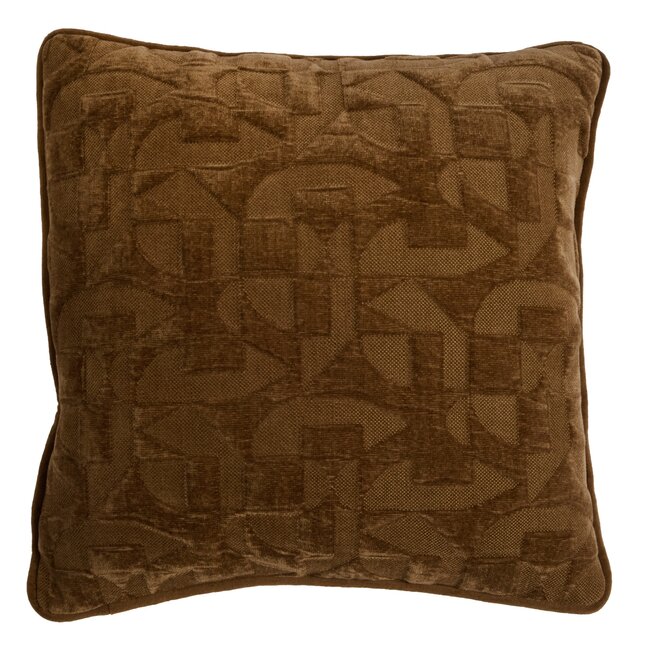 Light en Living Kussen 43x43 cm HATO bruin