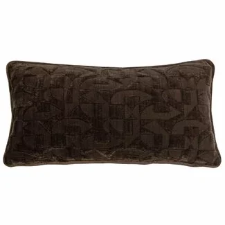 Light en Living Kussen 60x30 cm HATO donkerbruin
