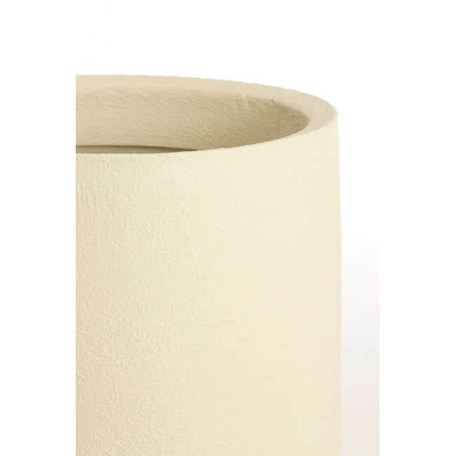 Light en Living Pot deco S/3 Ø30x46+Ø40x55+Ø52x71 cm SIROLO crème