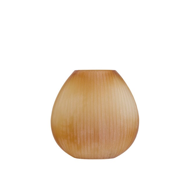 Light en Living Vaas 43x16x43 cm SANTINO glas mat amber