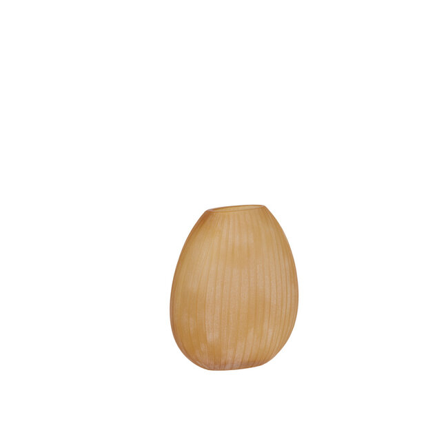 Light en Living Vaas 33x13x33,5 cm SANTINO glas mat amber
