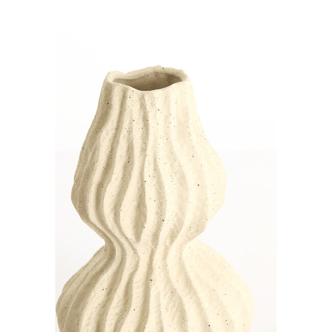 Light en Living Vaas deco Ø19x31,5 cm VANIA keramiek crème