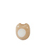 Light en Living Vaas 19,5x14x21,5 cm SYLMA glas beige+crème