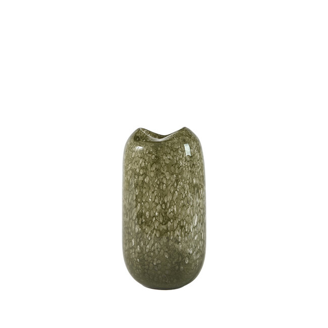 Light en Living Vaas 17,5x12,5x31,5 cm SYLMA glas groen