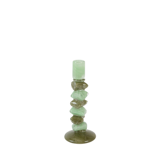 Light en Living Kandelaar Ø11,5x29,5 cm ESTINA mint+groen