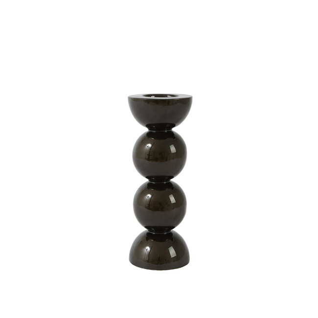 Light en Living Kandelaar Ø7,5x20,5 cm NYONS glans bruin-brons