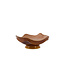 Light en Living Schaal op voet 36x33,5x14 cm SARAG keramiek oud roze+cognac