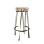Light en Living Barkruk Ø41x73 cm ALICE groen-grijs+beige+bruin-brons
